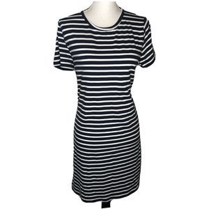 J.Crew Navy/White T-Shirt Dress, NWT Medium